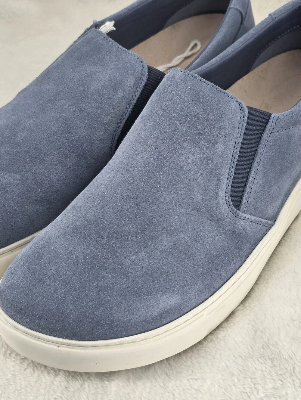 Birkenstock Oswego Elemental Blue Suede Slip On Sneakers EU 43 US 10